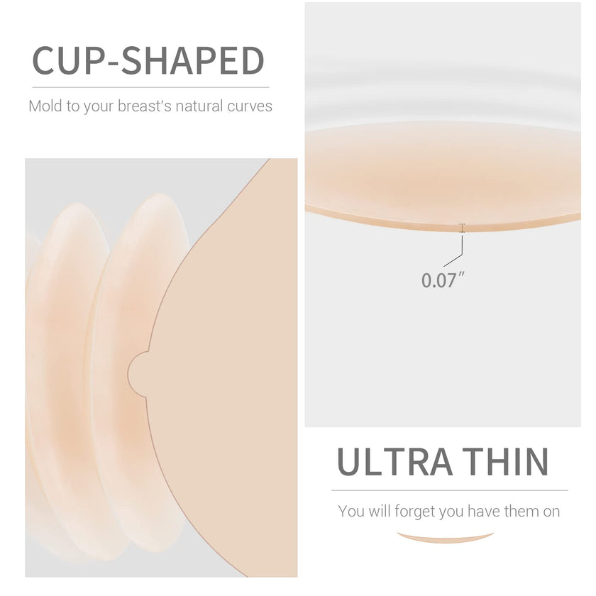 VOCH GALA Premium Nipple Covers for Women, 2 Pairs Crème 🍁 All In One Marketplace Canada