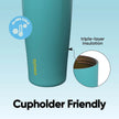 Owala FreeSip Sway Insulated Stainless Steel Water Bottle with Two-Way Spout, Built-In Straw and Bucket Handle, Made for Travel, School, and Sports, 40oz, BPA Free, Leak Proof, Summer Sweetness 🍁 All In One Marketplace Canada