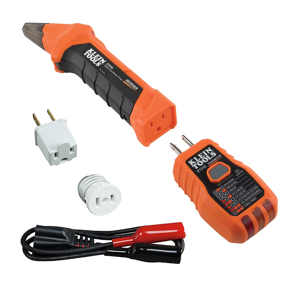 Klein Tools 80016 Circuit Breaker Finder Tool Kit with Accessories, 2-Piece Set, Includes Cat. No. ET310 and Cat. No. 69411 🍁 All In One Marketplace Canada