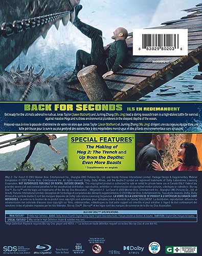 Meg 2: The Trench - Blu-ray