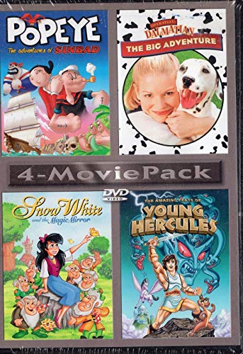 Popeye The Adventures of sinbad , Young Hercules , Operation Dalmatian , Snow White Magic Mirror - DVD