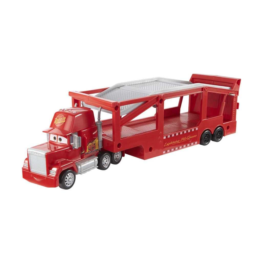 Mattel Disney Pixar Cars Mack Hauler, 13-inch Toy Transporter Truck with Ramp & Carry Storage for 12 Vehicles, Toy for Kids Ages 4 Years Old & Up 🍁 All In One Marketplace Canada