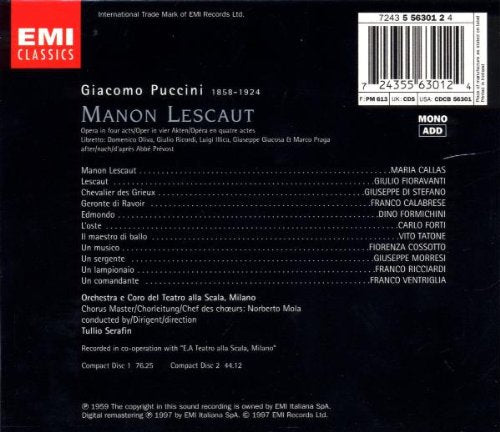 Puccini: Manon Lescaut