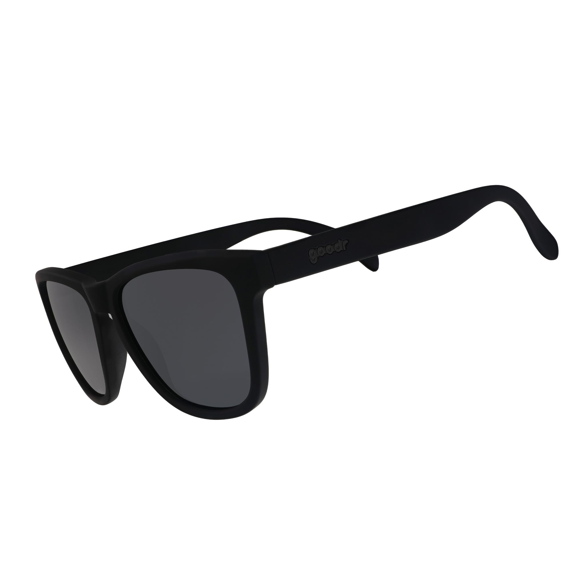 goodr A Unicorn's Calamity Polarized Sunglasses, Medium Sized (OG), Black Solid Frames with Black Non-Reflective Glare Reducing Lenses, UV400 Protection, No Slip, No Bounce 🍁 All In One Marketplace Canada