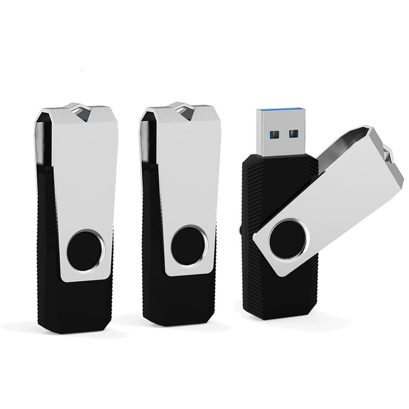 16GB 3 Pack USB Flash Drive 16GB USB Stick Bulk USB Drive 2.0 USB Key USB Thumb Drive Flash Drives 16gb Memory Stick for Computer (Black,3 pcs) 🍁 All In One Marketplace Canada
