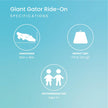 Intex Giant Gator Ride-On, 80