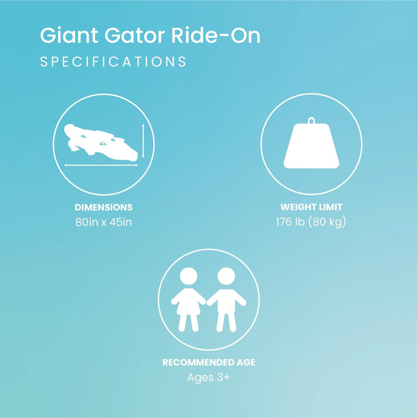 Intex Giant Gator Ride-On, 80
