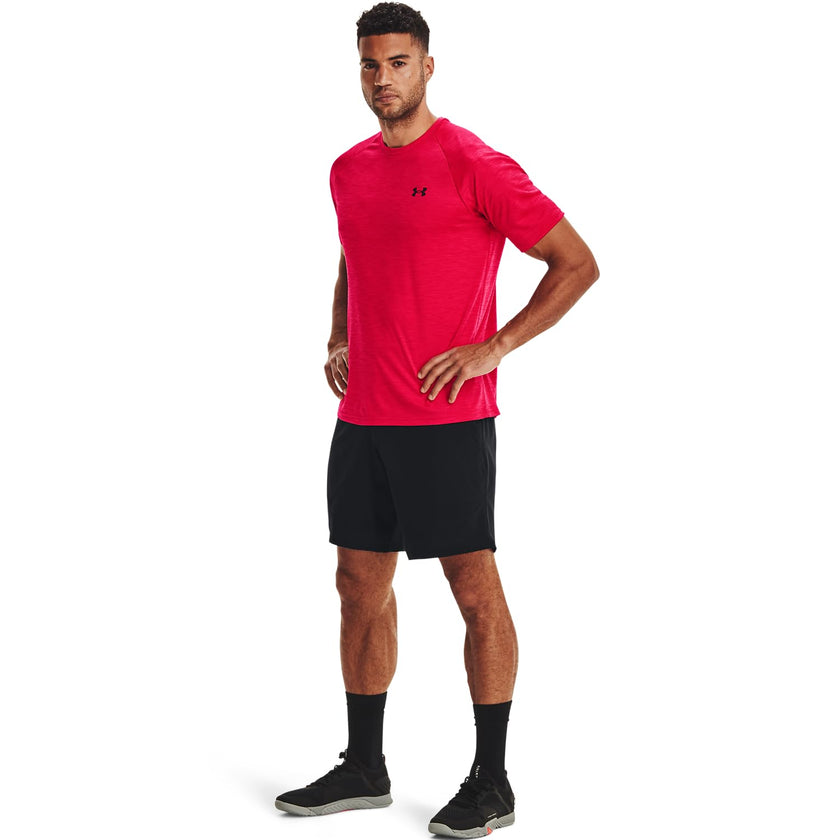 Under Armour Men's Velocity 2.0 Short Sleeve T Shirt, (600) Red / / Black, Medium 🍁 All In One Marketplace Canada