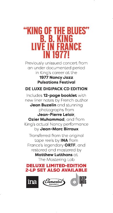 B.B. King / In France: Live at the 1977 Nancy Jazz Pulsations Festival - CD
