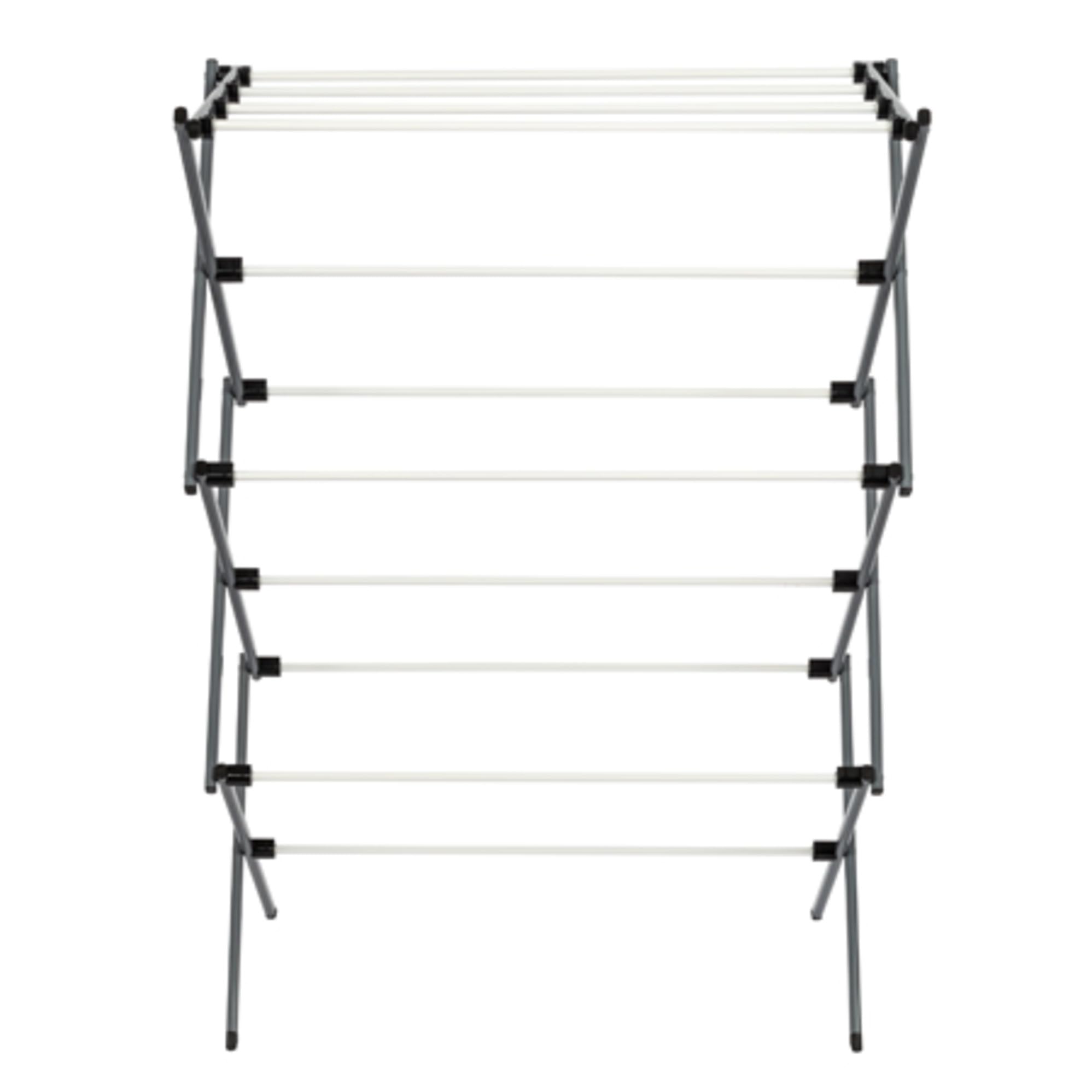 Honey-Can-Do DRY-01306 Folding 42-Inch Clothes Drying Rack, Silver/White 🍁 All In One Marketplace Canada