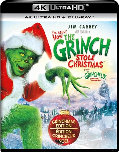 Dr. Seuss' How The Grinch Stole Christmas: Grinchmas Edition - 4K Ultra HD/Blu-ray (Used)