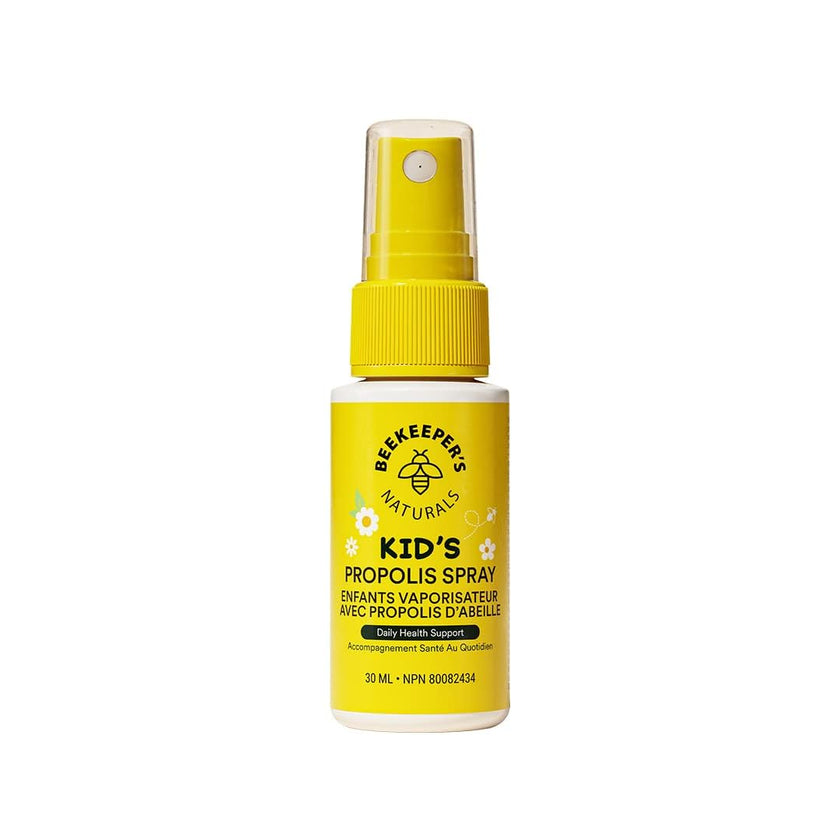 BEEKEEPER'S NATURALS Propolis Throat Spray for Kids - Made with 77mg Bee Propolis Extract - Natural Immune Support & Sore Throat Relief - Has Antioxidants & Gluten-Free (1.06 oz) 🍁 All In One Marketplace Canada