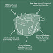 Naty Baby Diapers - 100% Plant-Based Materials on Skin, Extra Soft, for Sensitive Skin & Super Absorbent (Size 4, 88 Count) 🍁 All In One Marketplace Canada