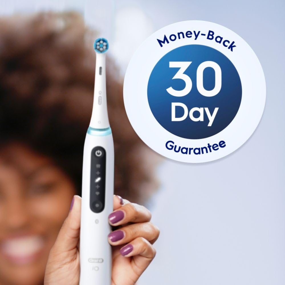 Oral-B iO Genuine Replacement Brush Heads, White, 4ct Ultimate Clean + 1ct Gentle Care, 15 Month Supply, Compatible Exclusively with Oral-B iO Electric Toothbrushes, Not Compatible with any Other Series Including: Pro, Vitality, Smart, or Genius