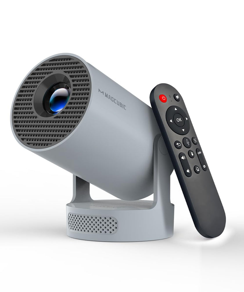 Magcubic Mini Projector with 4K Support, Portable Projecteur with WiFi 6 and Bluetooth 5.4, Auto Keystone, 200 ANSI, 180 Degree Rotation, Built-in Apps Smart Projector for Home Outdoor HY300PRO+ 🍁 All In One Marketplace Canada