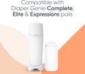 Diaper Genie Max Fresh Clean Laundry Scent Diaper Disposal Pail Refills, Pack Of 3 🍁 All In One Marketplace Canada