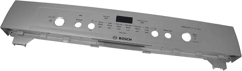 Bosch Dishwasher Facia Panel Part 00686800 - Silver
