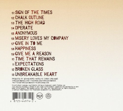 Three Days Grace / Transit Of Venus - CD
