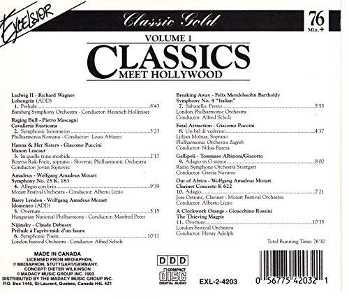 Classics Meet Hollywood, Volume 1