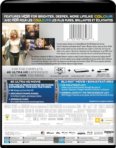 Lucy - 4K/Blu-Ray (Used)
