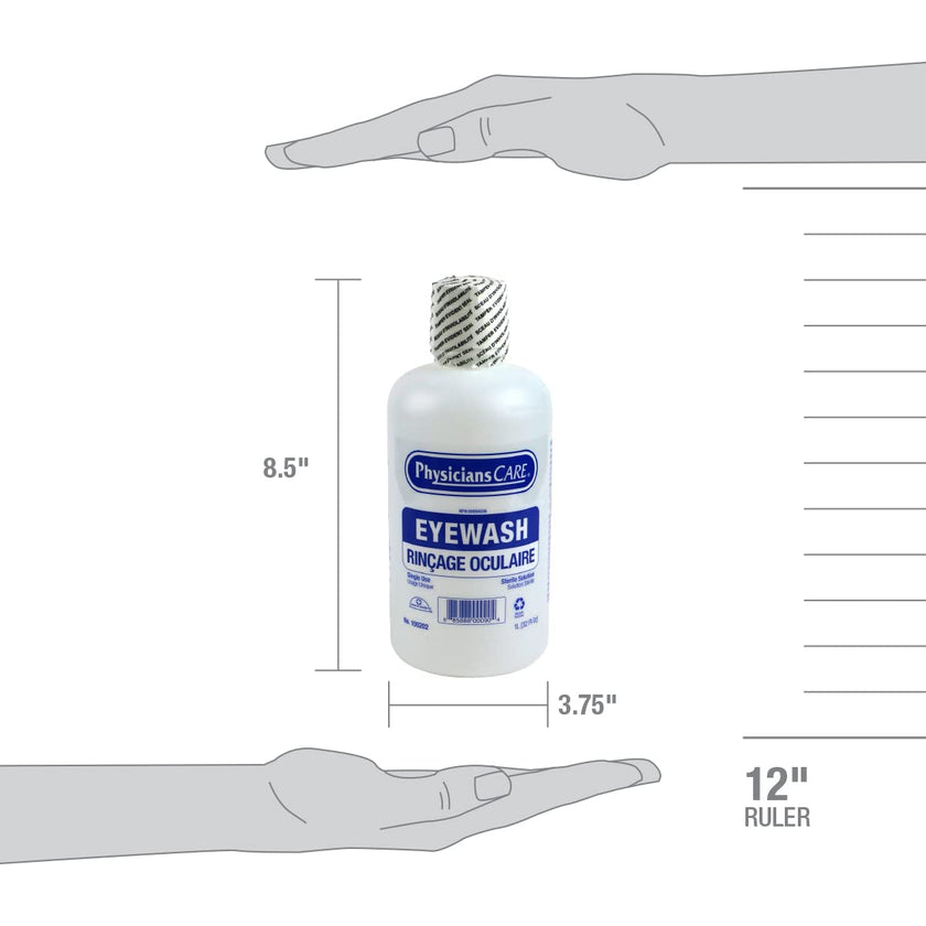 FIRST AID CENTRAL PhysiciansCare 1L (32 oz) Eyewash Bottle 🍁 All In One Marketplace Canada