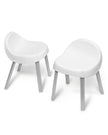 Skip Hop Toddler's Activity Chairs, Set of 2, Metal, White 🍁 All In One Marketplace Canada