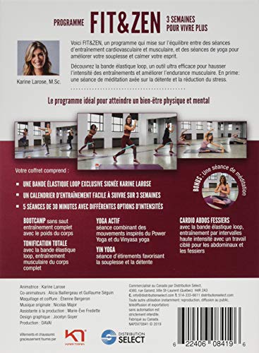 Karine Larose: Coffret Fit & Zen - DVD