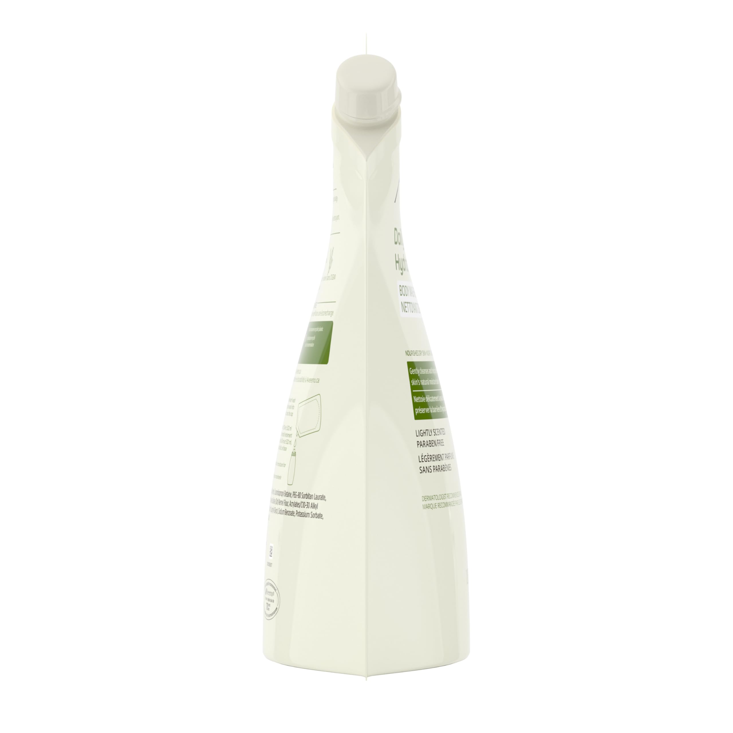 Aveeno Daily Moisturizing Body Wash for Dry & Sensitive Skin with Prebiotic Oat, Hydrating Oat Body Wash Nourishes Dry Skin & Gently Cleanses, Light Fragrance, Sulfate-Free, 1.06L, Refill Pack 🍁 All In One Marketplace Canada