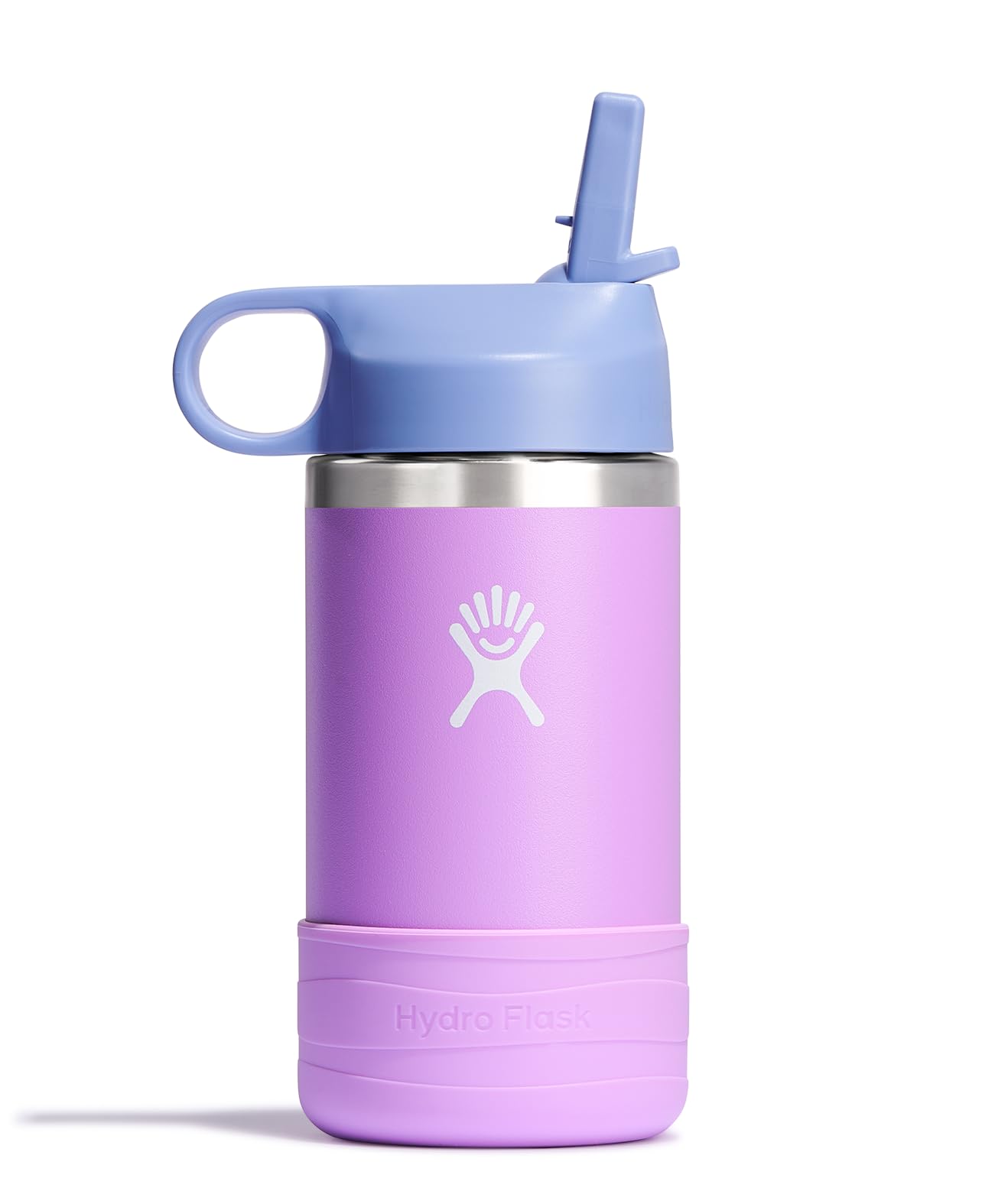 Hydro Flask 12 Oz Kids Wide Mouth Bottle with Straw Cap and Boot, Anemone 🍁 All In One Marketplace Canada
