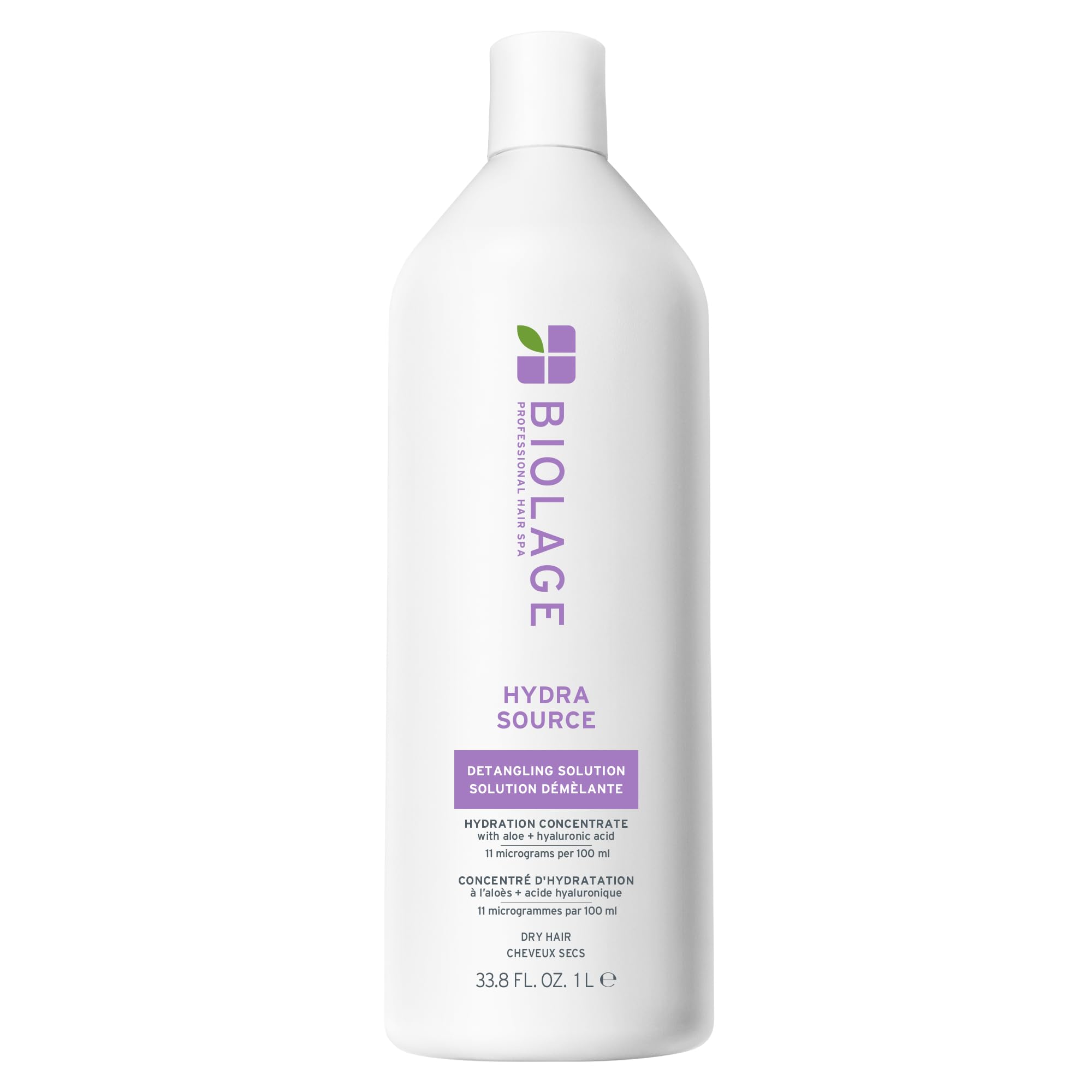 BIOLAGE Conditioner, HydraSource Detangling Solution, Detangles & Controls Static For Less Frizz & Fly-Aways, For Dry Hair, Paraben Free, Vegan 🍁 All In One Marketplace Canada