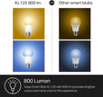 Kasa Smart Light Bulbs, Full Colour Changing Dimmable Smart WiFi Bulbs Compatible with Alexa and Google Home, A19, 9W 800 Lumens,2.4Ghz only, No Hub Required, 4-Pack (KL125P4), Multicolour 🍁 All In One Marketplace Canada