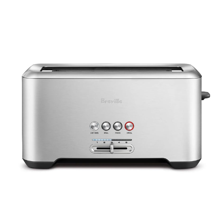 Breville A Bit More 4 Slice Toaster, silver - BTA730XL, 16.1 x 8.1 x 7.6 inches 🍁 All In One Marketplace Canada