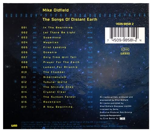Mike Oldfield / Songs of Distant Earth - CD (Used)