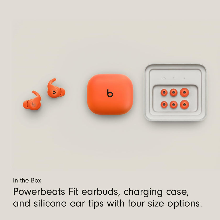 Beats - Powerbeats Fit - Wireless Noise-Cancelling Workout Earbuds with Ultimate Secure Fit, IPX4, Up to 30H of Battery Life & Charging case, Compatible with Apple & Android - Jet Black 🍁 All In One Marketplace Canada