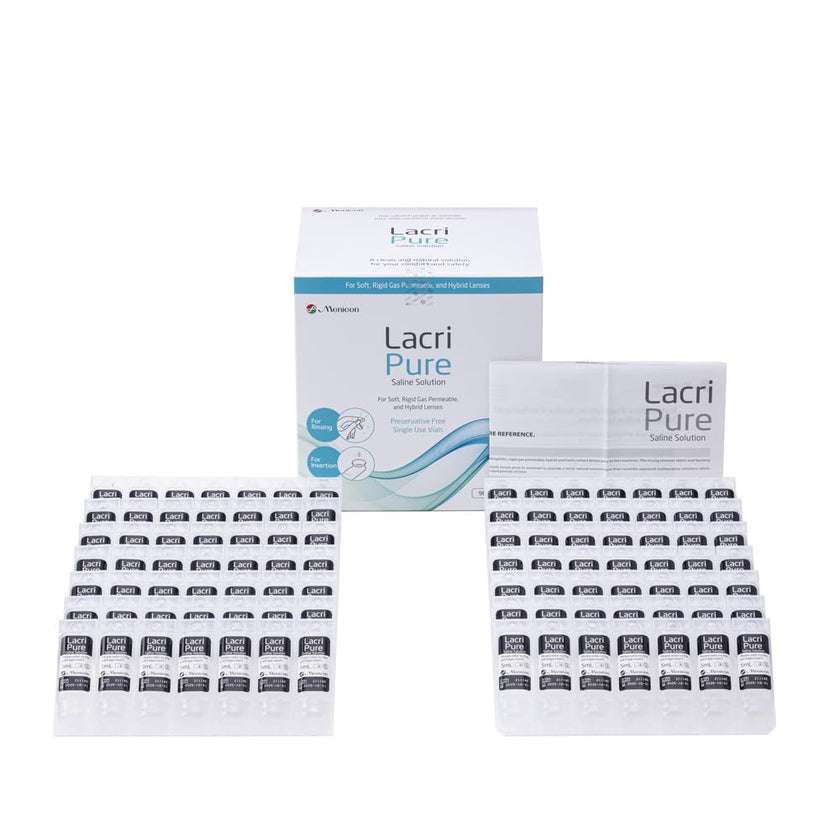 LacriPure Saline Solution 98x5ml vial Box 🍁 All In One Marketplace Canada