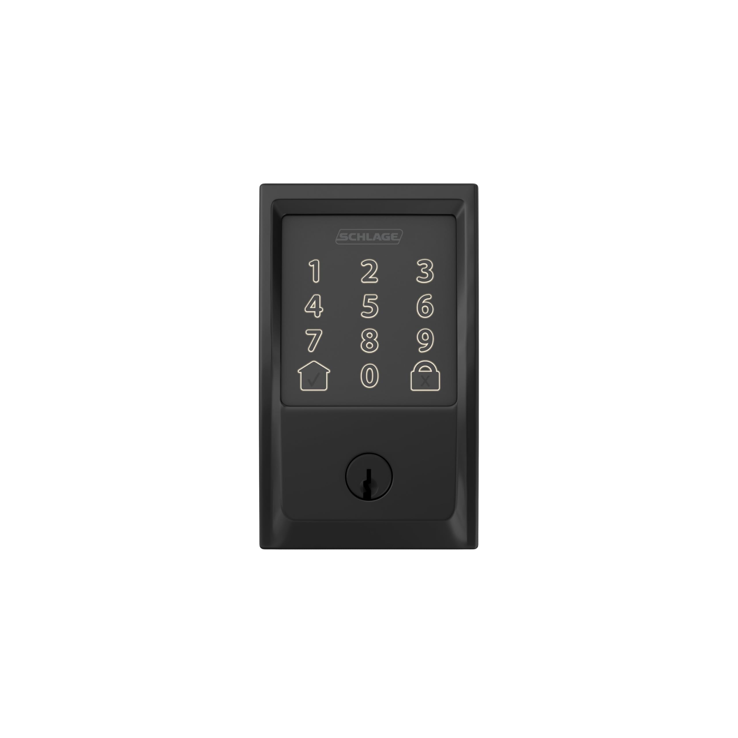 Schlage Encode Smart WiFi Deadbolt Lock with Greenwich Trim, Matte Black 🍁 All In One Marketplace Canada