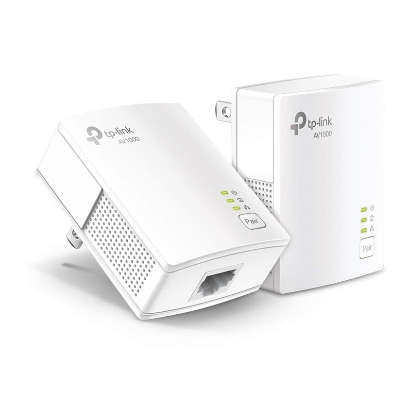 TP-Link Powerline Ethernet Adapter Starter Kit (TL-PA7017 KIT) - AV1000 Gigabit Port, Plug&Play, Ethernet Over Power, Nano Size, Ideal for Smart TV, Online Gaming, Wired Connection Only 🍁 All In One Marketplace Canada