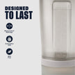 BlenderBottle Shaker Bottle with Pill Organizer and Storage for Protein Powder, Classic V2 ProStak System, 22-Ounce, Smoke Grey 🍁 All In One Marketplace Canada