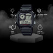 Casio Men's Classic Japanese-Quartz Watch with Resin Strap, Black, 21 (Model: AE1200WH-1A) 🍁 All In One Marketplace Canada