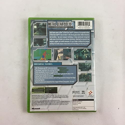 Metal Gear Solid 2: Substance - Xbox