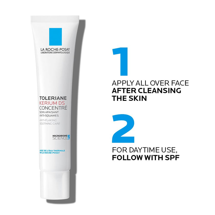 La Roche Posay Face Moisturizer, Toleriane Kerium DS Concentrate Moisturizer for Oily, Flaky, Red Skin. Hydrating Oil-Free Lotion, Suitable for Sensitive Skin & Dermatologist Recommended, 40mL 🍁 All In One Marketplace Canada