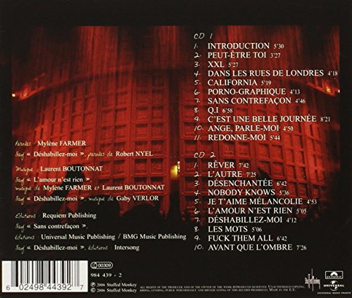 Mylène Farmer / Avant que l'ombre à Bercy - CD
