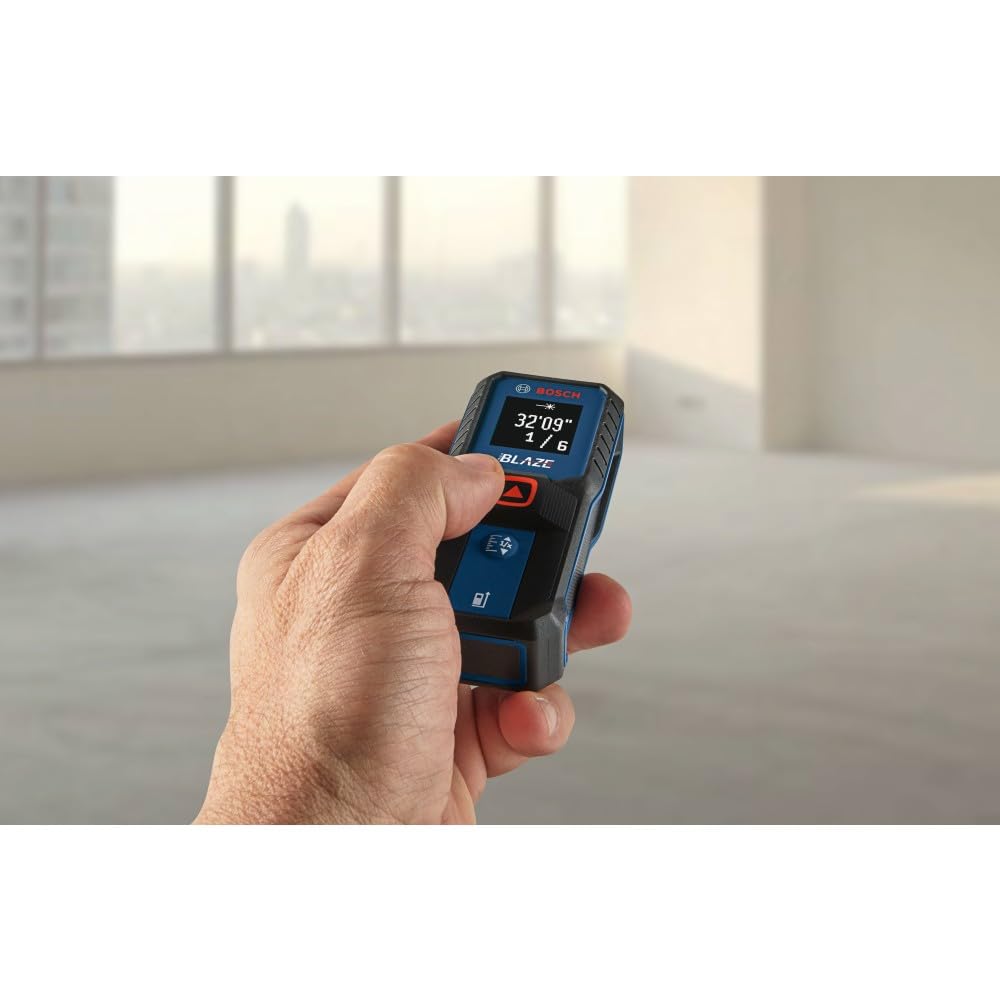 BOSCH GLM100-23 100 Ft Blaze Laser Distance Measure, Includes 2 AA Batteries, Distance Measuring Laser 🍁 All In One Marketplace Canada