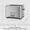 Breville A Bit More 2 Slice Toaster - BREBTA720XL silver 🍁 All In One Marketplace Canada
