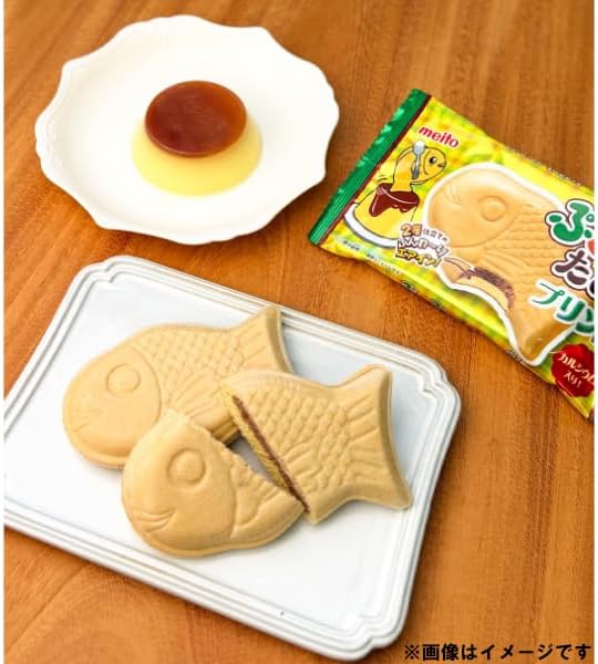 Meito Puku Puku Tai Pudding Wafer (16.8G) [Best Before Date: 2027.03]