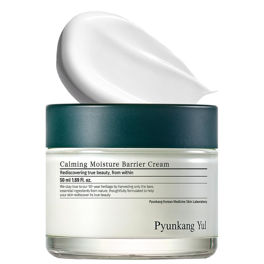 Pyunkang Yul PKY Calming Moisture Barrier Cream Instantly Soothes Sensitive Skin, Hyaluronic Acid & Ceramide for Hydration, Vegan, Korean Skincare (1.69 Fl. Oz, 50ml) 🍁 All In One Marketplace Canada