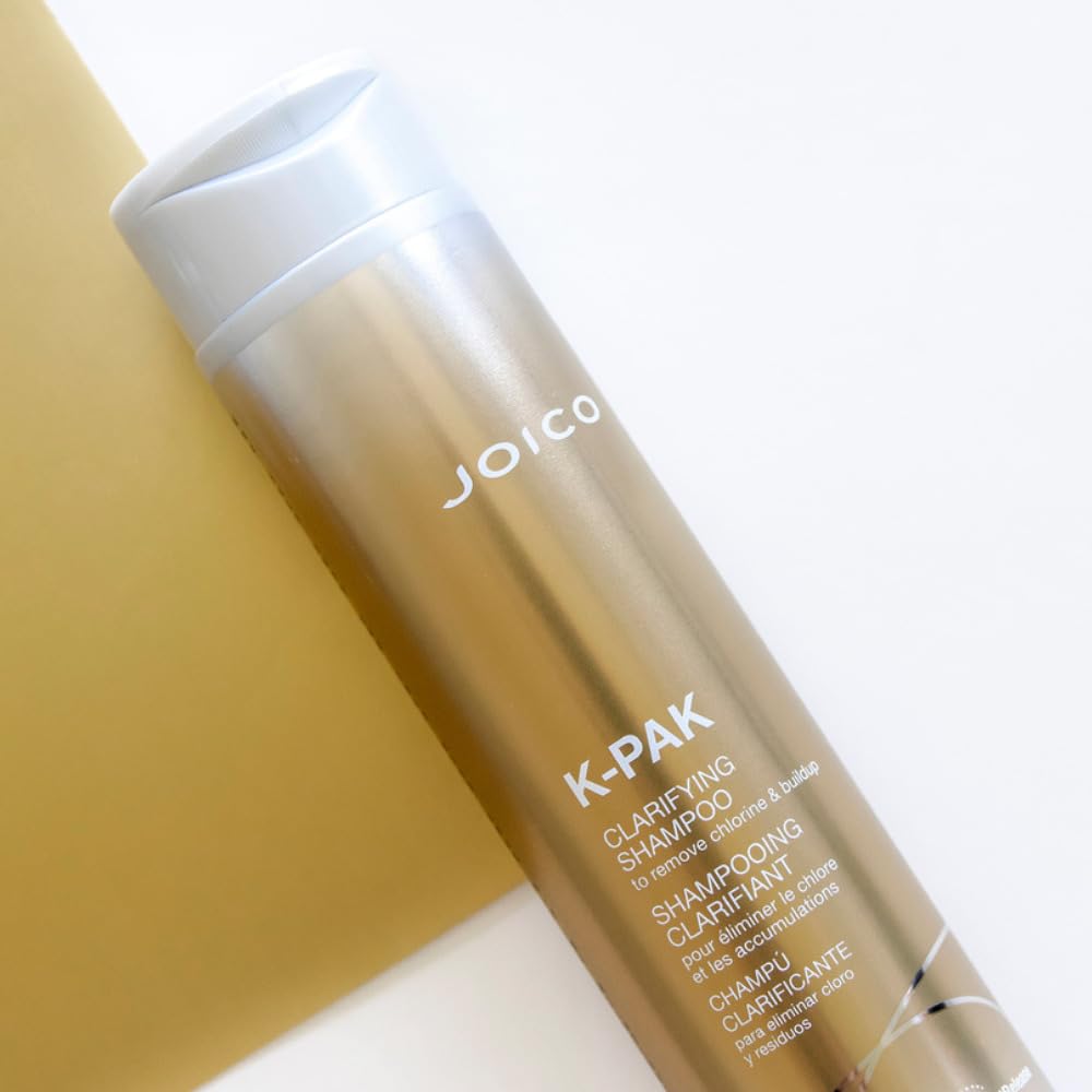 Joico K-PAK Daily Clarifying Shampoo to Remove Buildup, Deep Cleansing For Damaged Hair, Repair and Prevents Breakage, With Keratin and Guajava Fruit Extract, Gold, 300mL 🍁 All In One Marketplace Canada