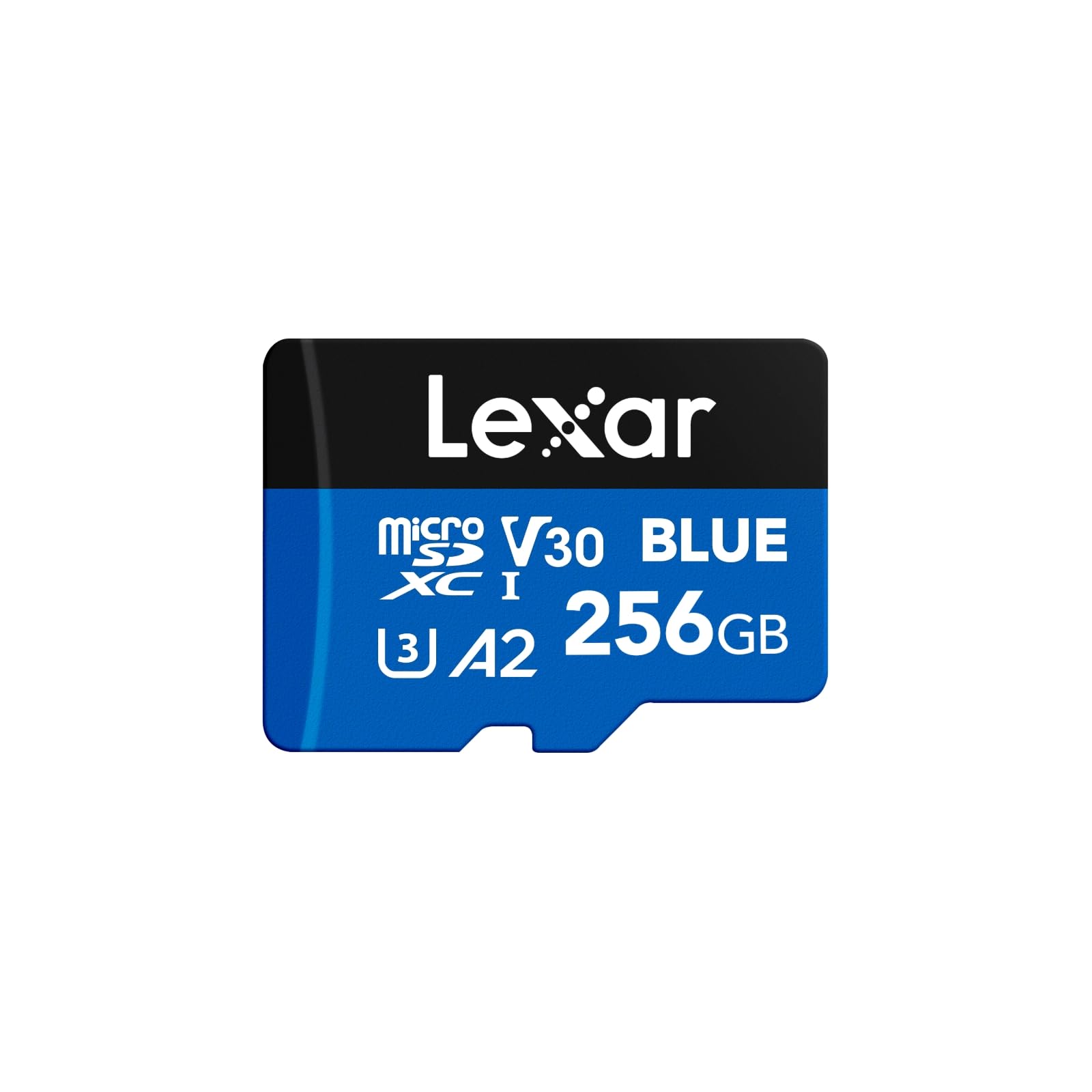 Lexar 256GB Blue Micro SD Card Up to 160MB/s, microSDXC UHS-I Memory Card with SD Adapter, C10, U3, A2, V30, Full HD, 4K UHD, High Speed TF Card 🍁 All In One Marketplace Canada