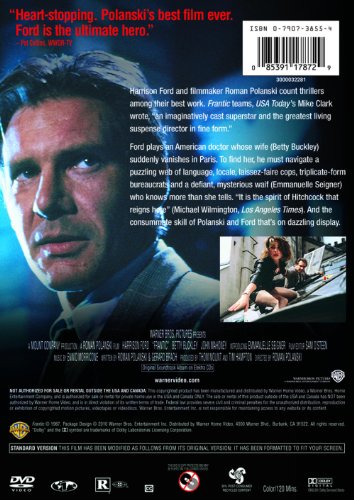 Frantic (Full Screen) - DVD (Used)