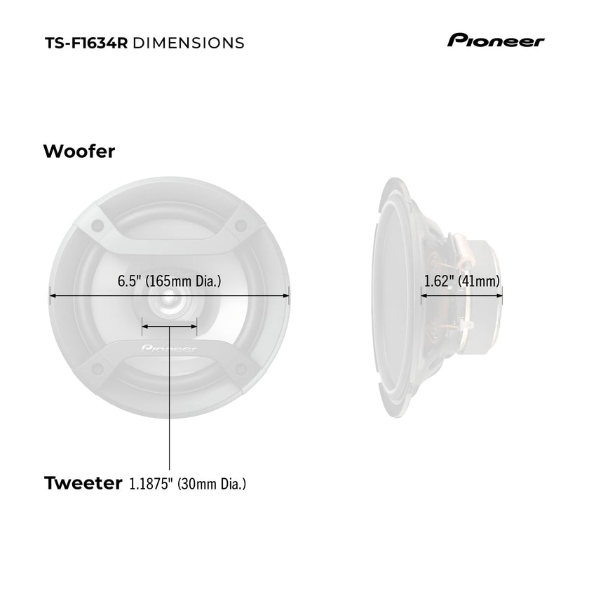 Pioneer TS-F1634R 6.5
